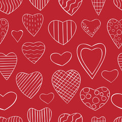 Valentine's Day Seamless Digital Paper - CraftNest - Digital Crafting and Art