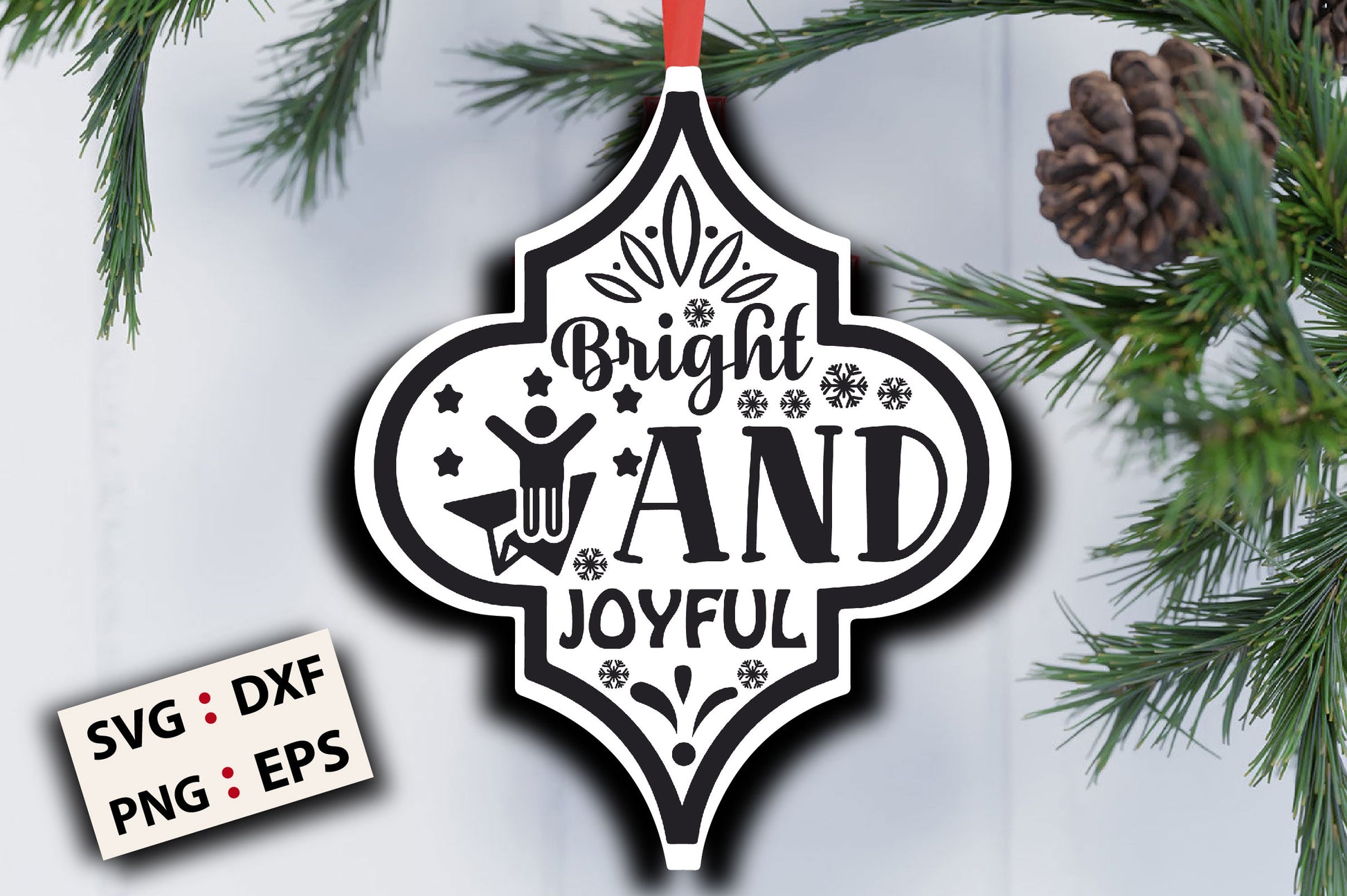 Christmas Arabesque Ornament SVG Bundle 2 - CraftNest - Digital Crafting and Art