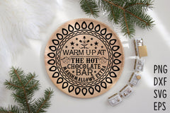 Christmas Round Sign SVG Bundle - CraftNest - Digital Crafting and Art