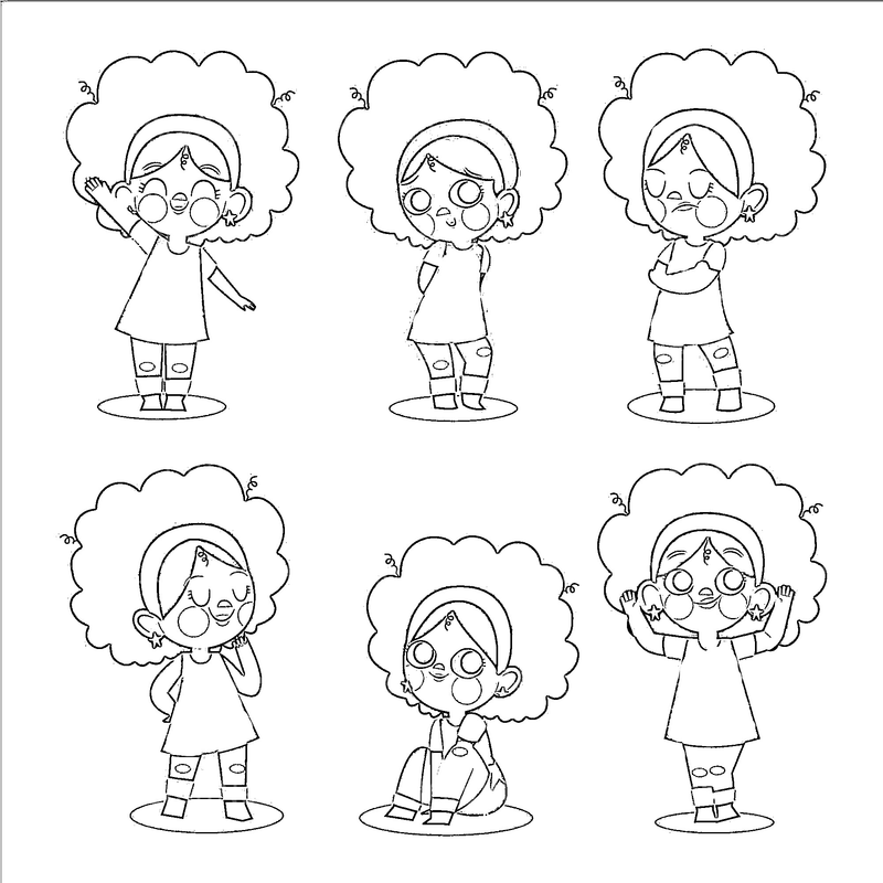 African Girl Portrait Coloring Book - CraftNest - Digital Crafting and Art