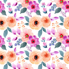 Ink Flowers Seamless Digital Paper - CraftNest - Digital Crafting and Art