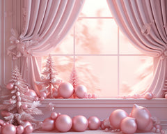 Pink Christmas Backdrop Texture Paper - CraftNest - Digital Crafting and Art