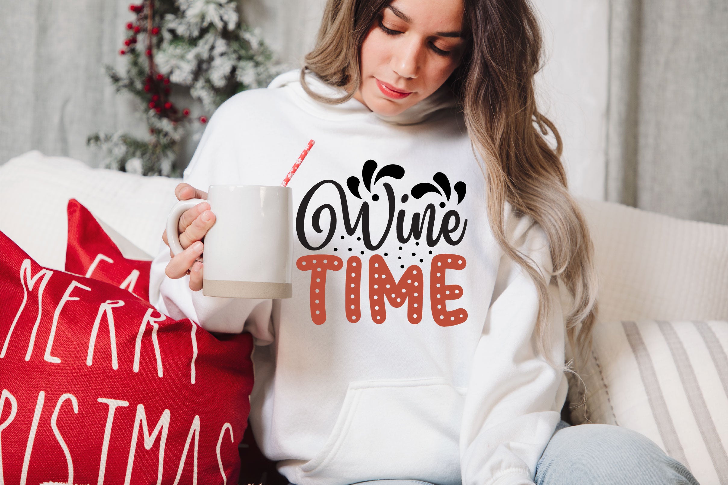 Christmas Wine SVG Bundle - CraftNest - Digital Crafting and Art