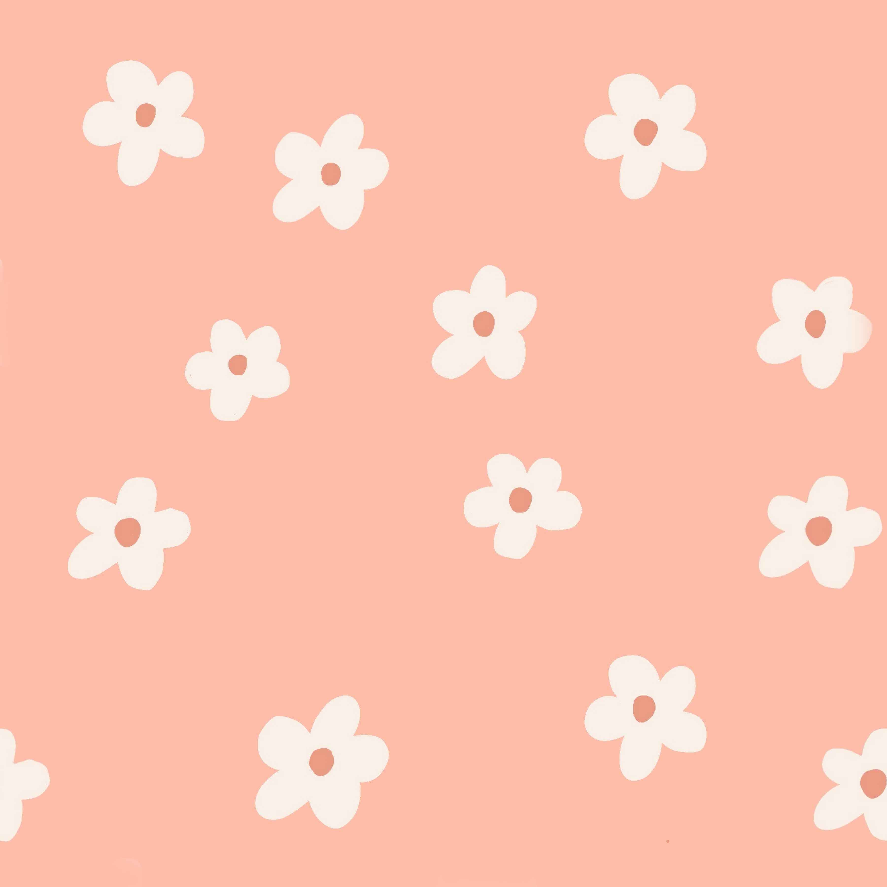 Cottage Chic Peach Seamless Digital Paper - CraftNest - Digital Crafting and Art