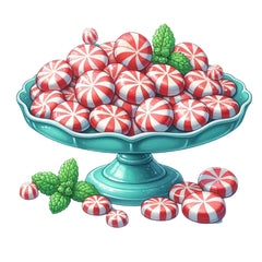 Christmas Candy Peppermint Candy Clipart Bundle - CraftNest - Digital Crafting and Art