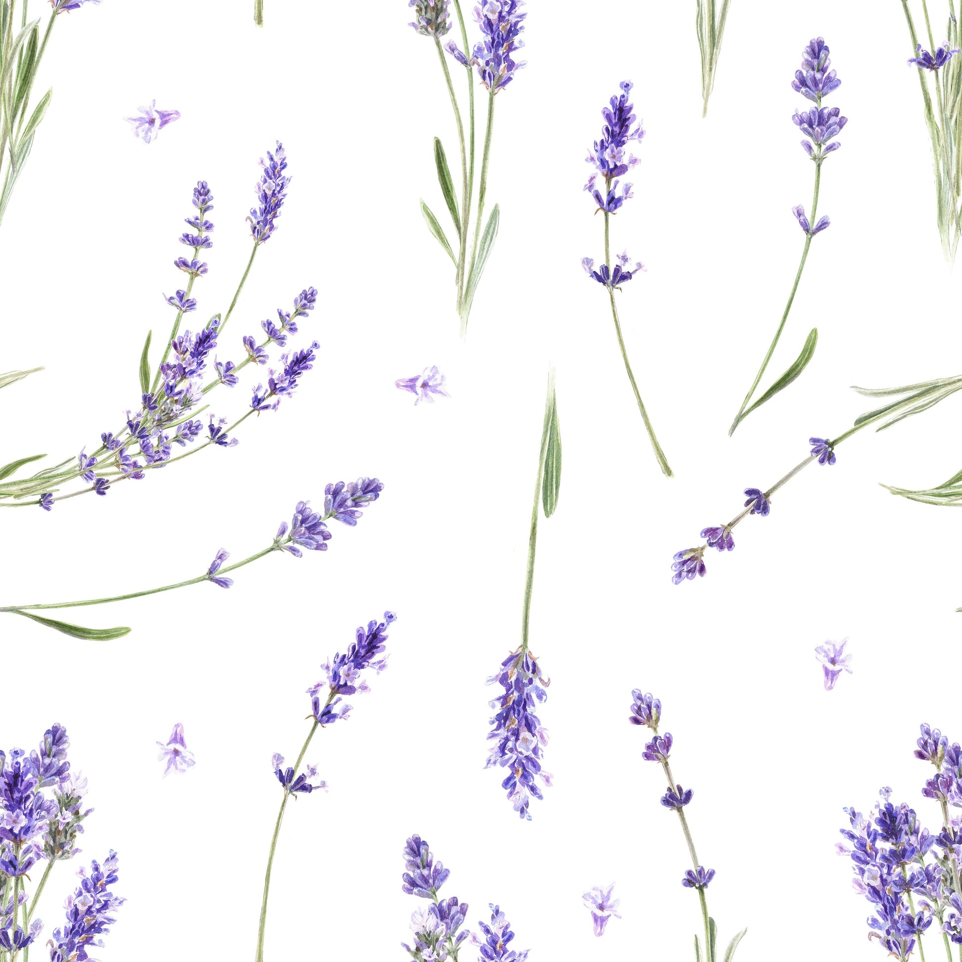 Lavender Seamless Digital Paper - CraftNest - Digital Crafting and Art