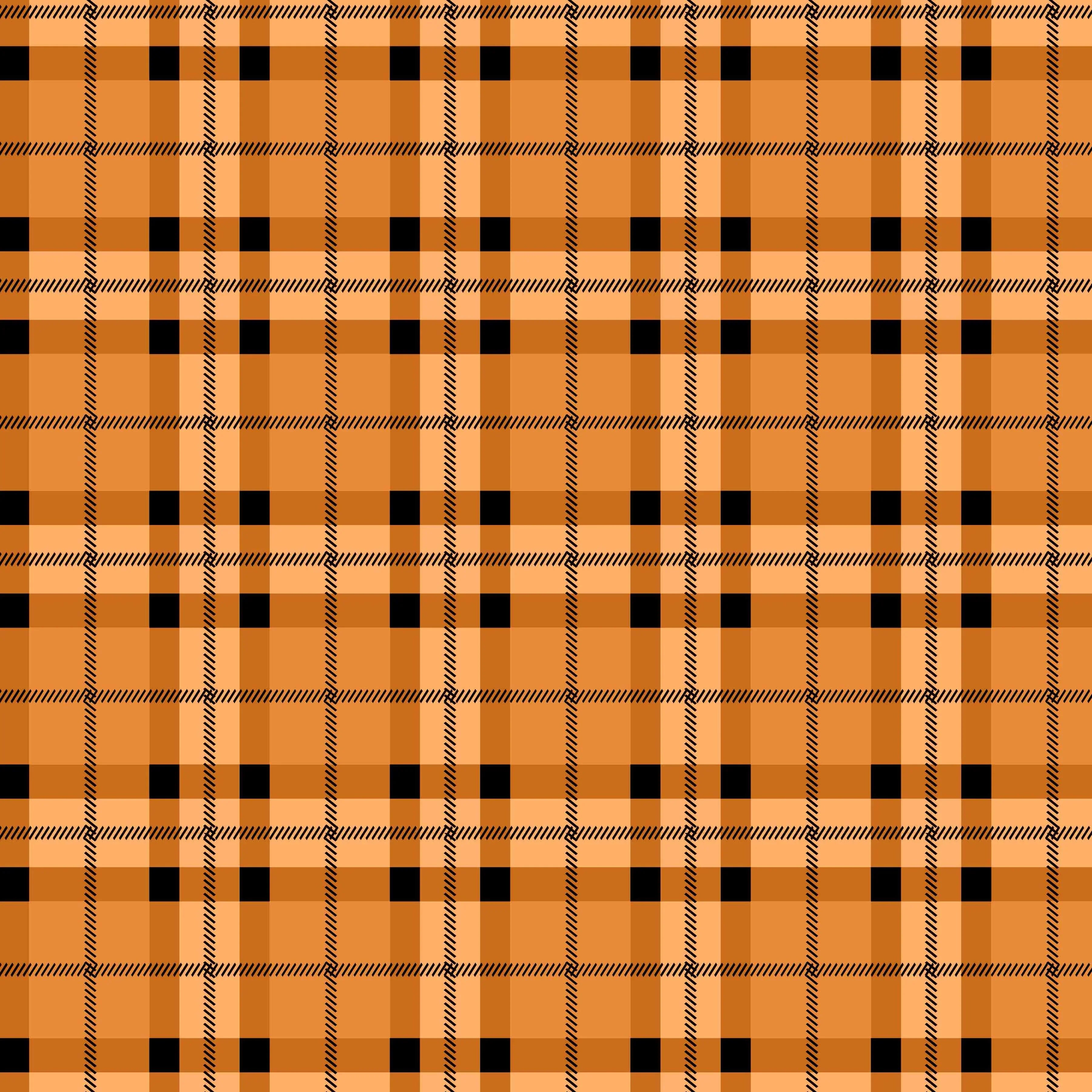 Fall Plaid Seamless Digital Paper - CraftNest - Digital Crafting and Art