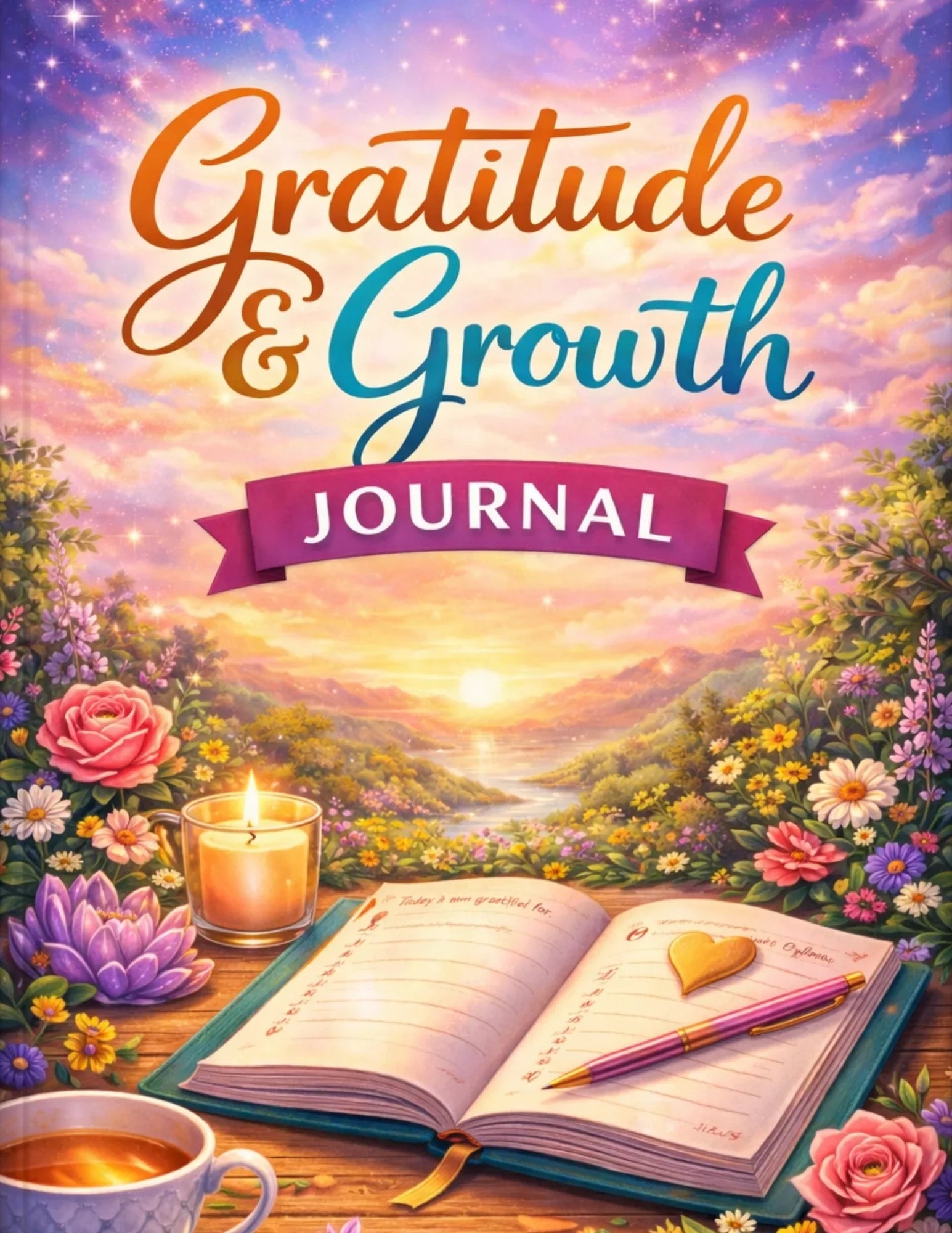 Gratitude Growth Planner - Printable Journal Bundle - CraftNest - Digital Crafting and Art