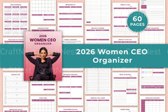 Women CEO Organizer - CraftNest - Digital Crafting and Art