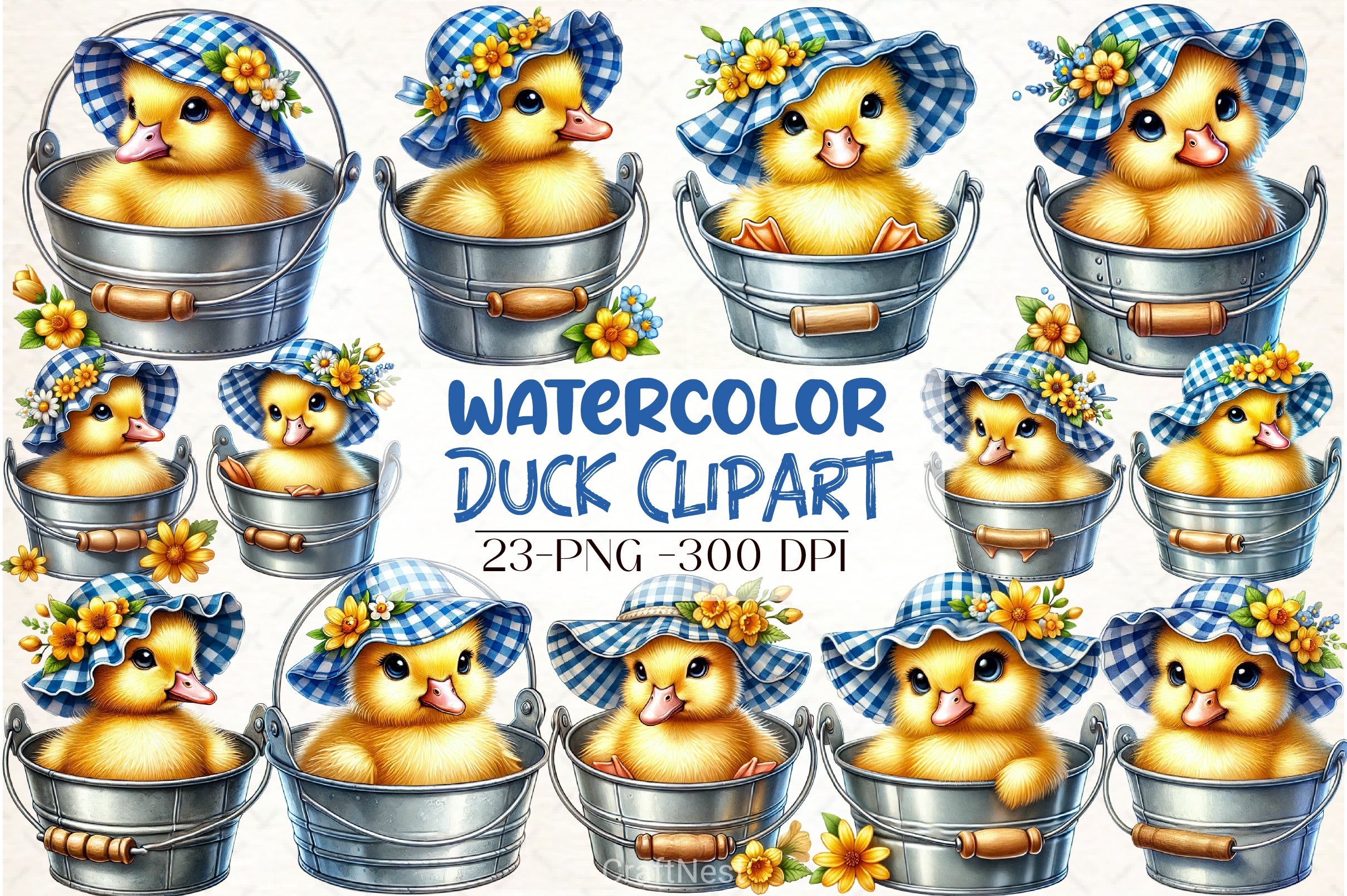 Duck Clipart Bundle - CraftNest - Digital Crafting and Art