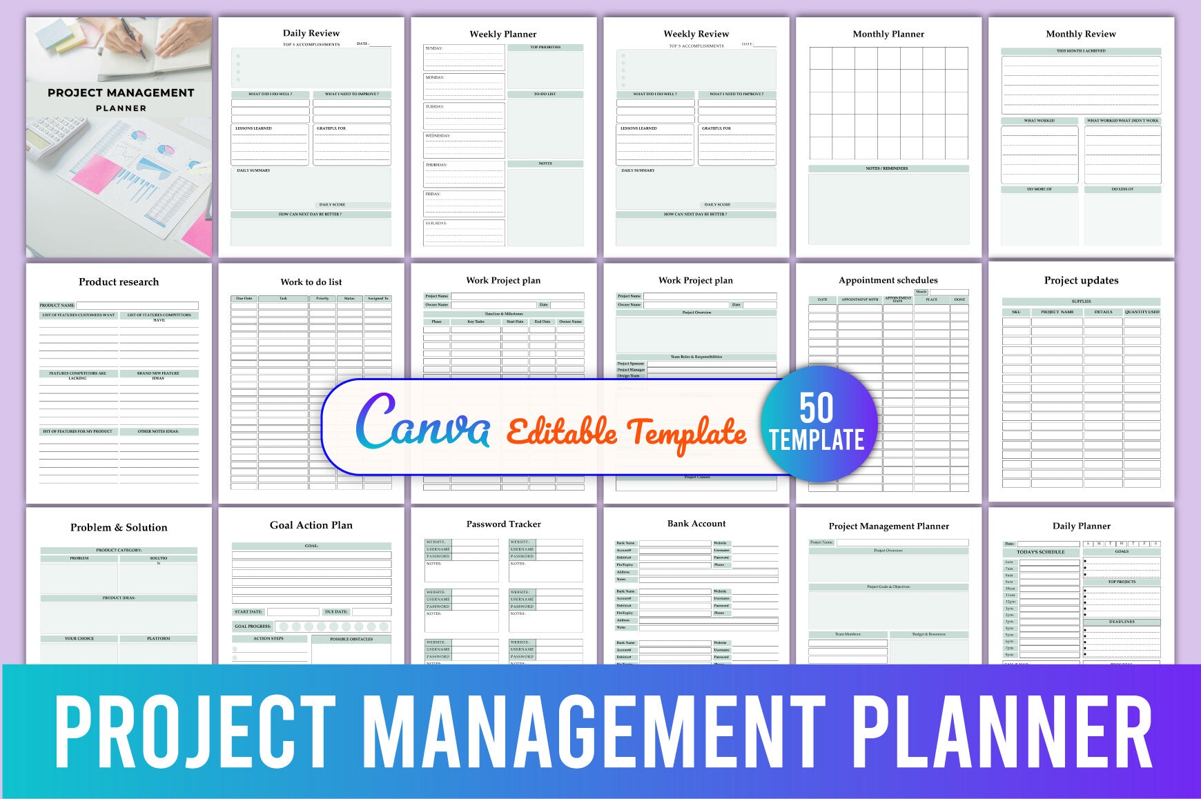 Project Management Planner