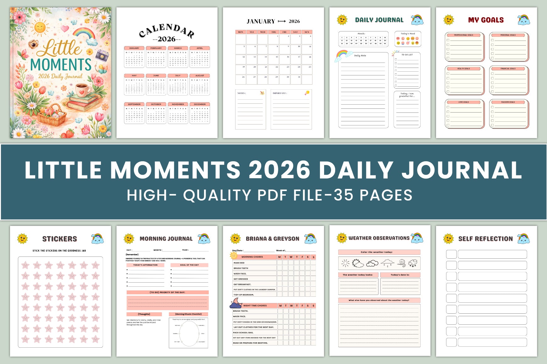 Little Moments Daily Journal