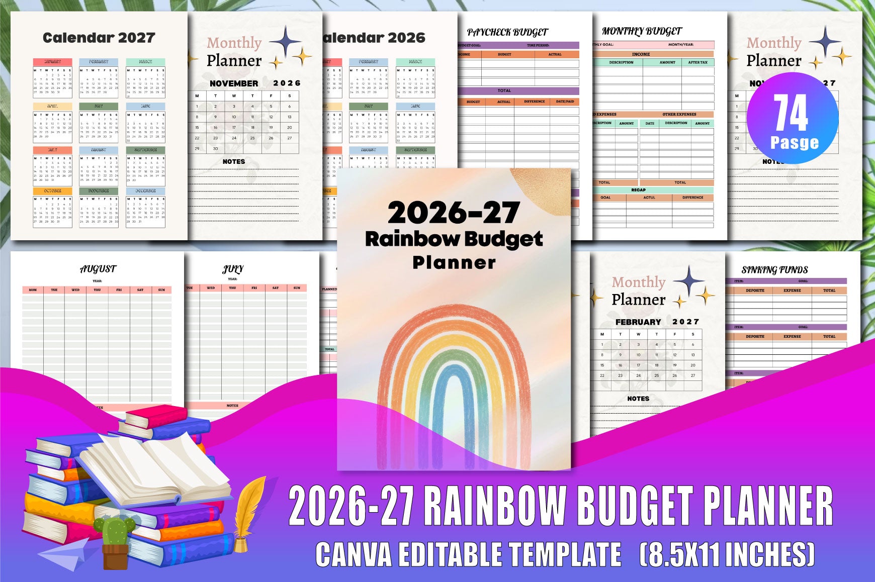 Rainbow Budget Planner