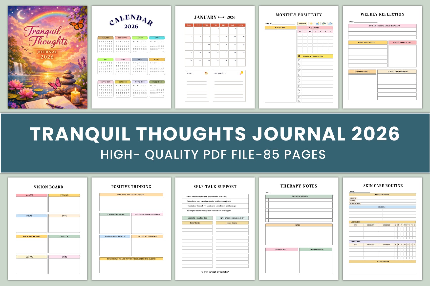 Tranquil Thoughts Journal