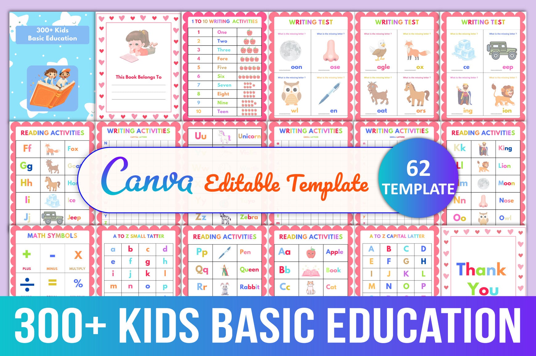 Kids Basic Education Planner