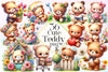 Cute Teddy Bear Clipart Bundle 3