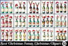 Beer Christmas Funny Clipart Bundle