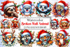 Christmas Wall Animal Clipart Bundle