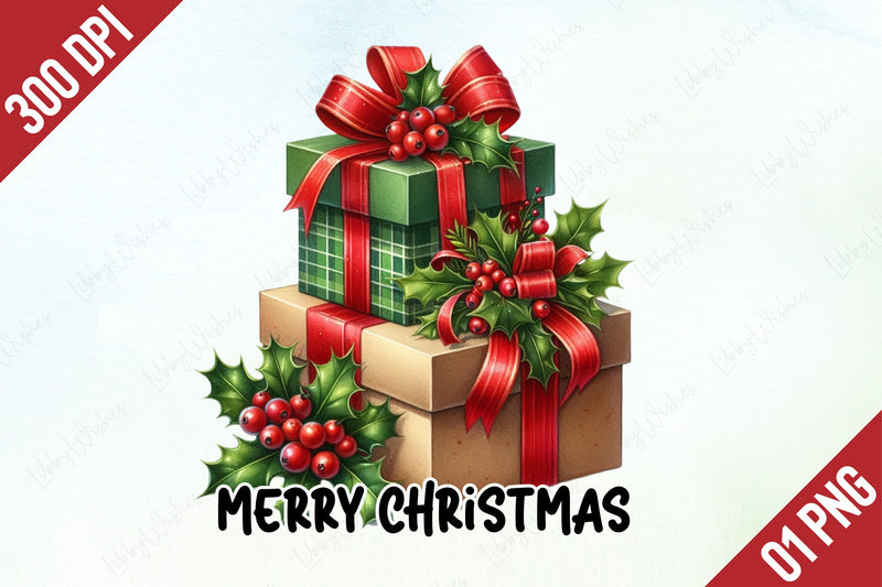 Merry Christmas Clipart Bundle 23 - CraftNest - Digital Crafting and Art