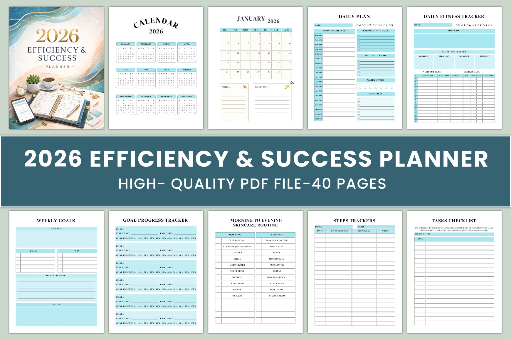 Efficiency Success Planner