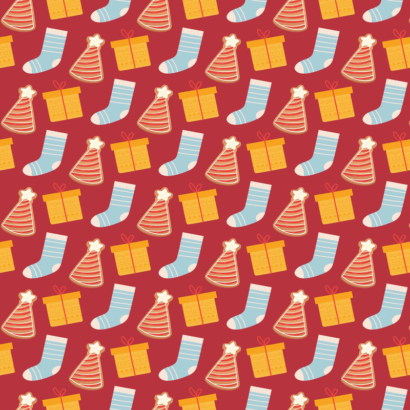 Christmas Green Trees Seamless Digital Paper - CraftNest - Digital Crafting and Art