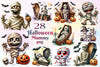 Halloween Mummy Clipart Bundle 2