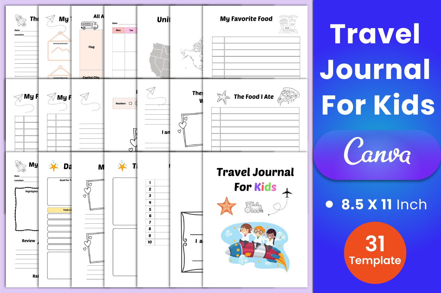 Travel Journal for Kids