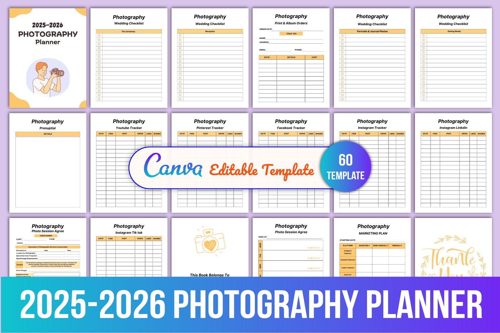 Photography Planner