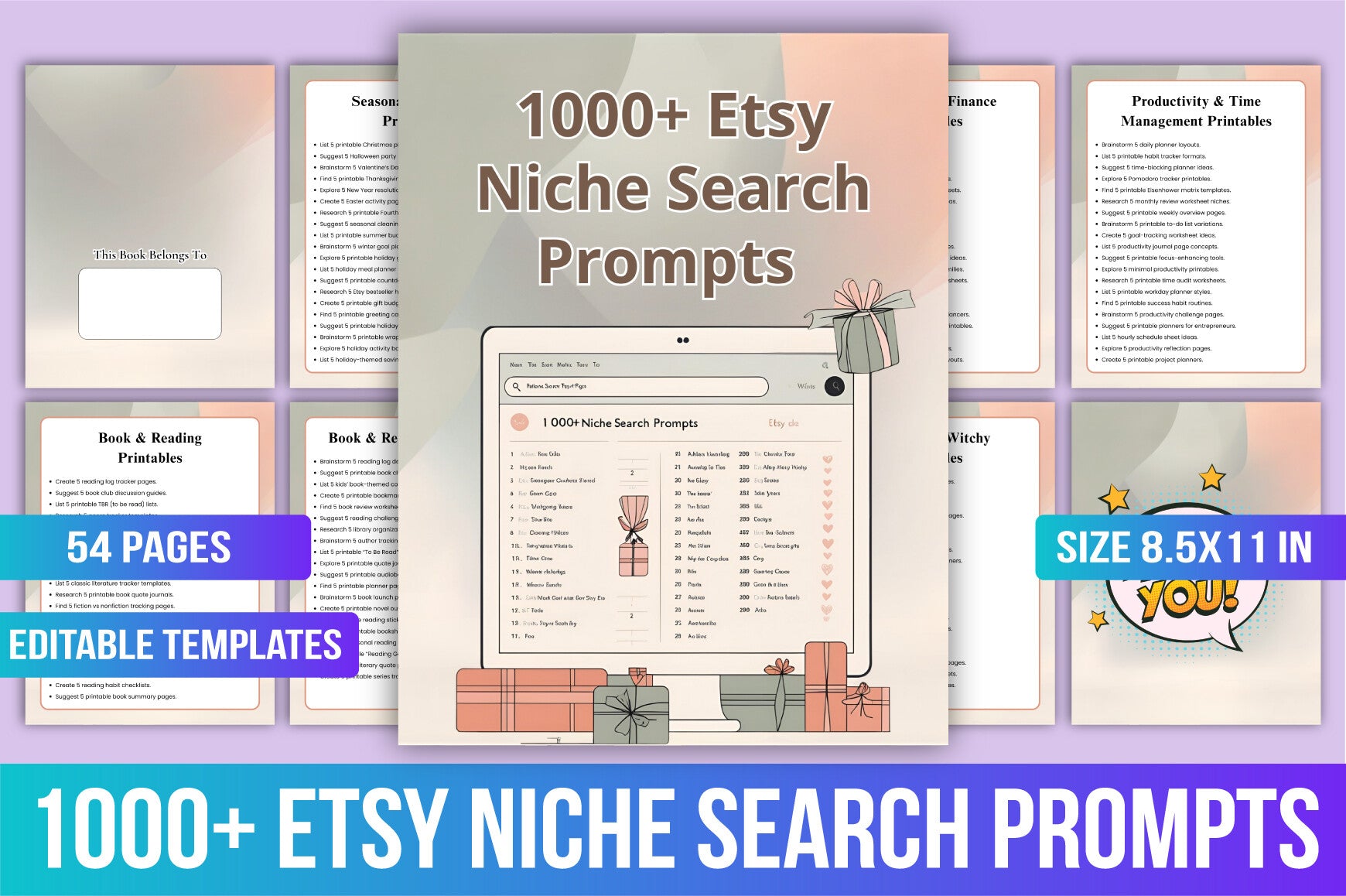 Etsy Niche Search Prompts