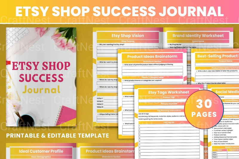 Etsy Shop Success Guide - CraftNest - Digital Crafting and Art