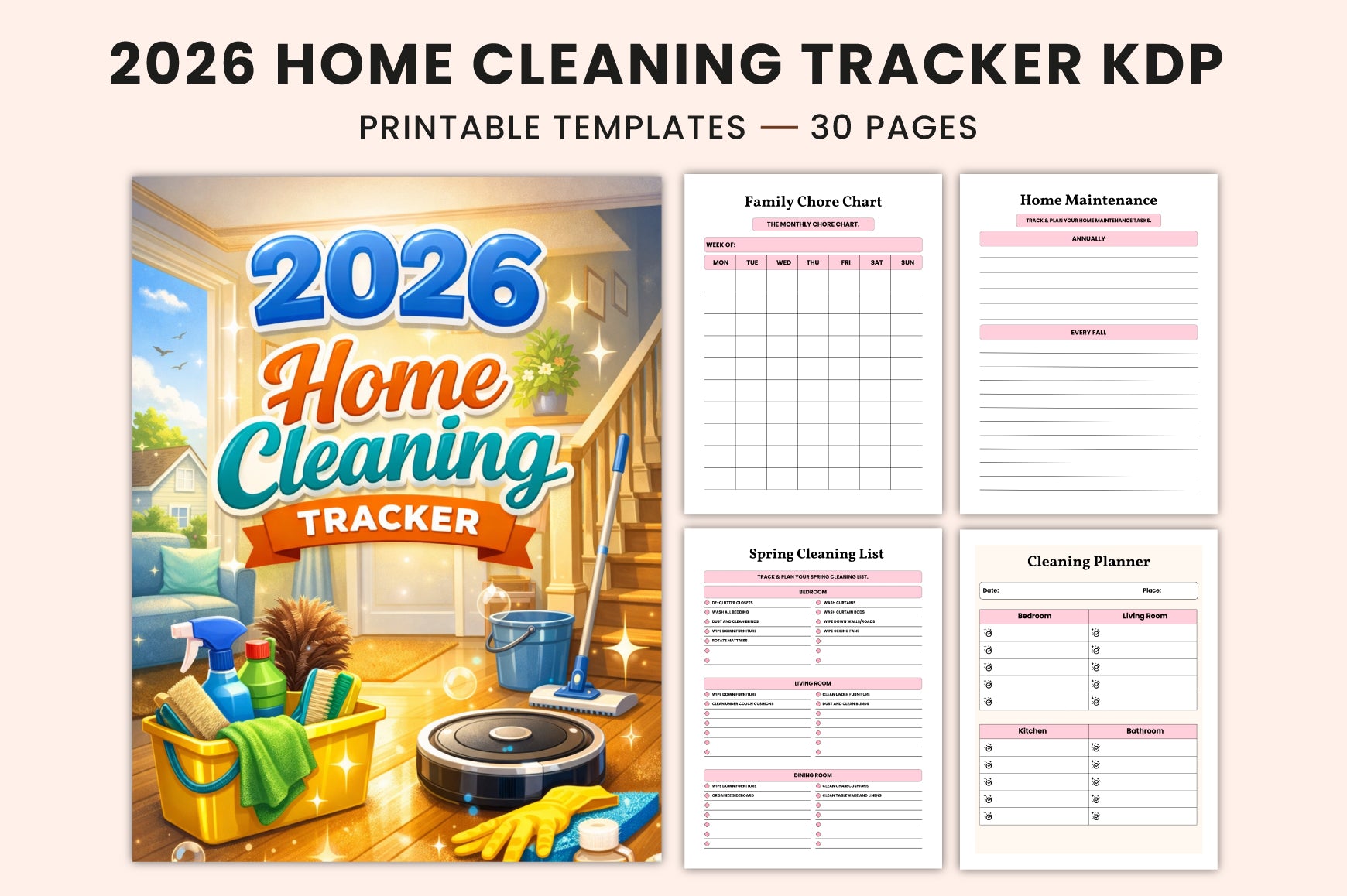 Home Cleaning Planner