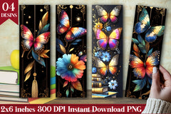 Butterfly Floral Bookmark Junk Journal 3 - CraftNest - Digital Crafting and Art