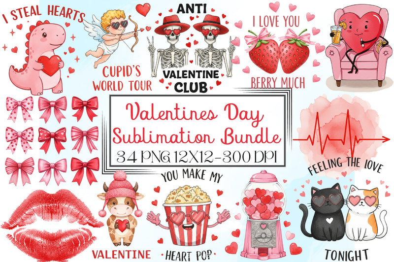 Valentine's Day Clipart Bundle 3 - CraftNest - Digital Crafting and Art