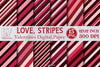 Love Stripes Valentine Papers