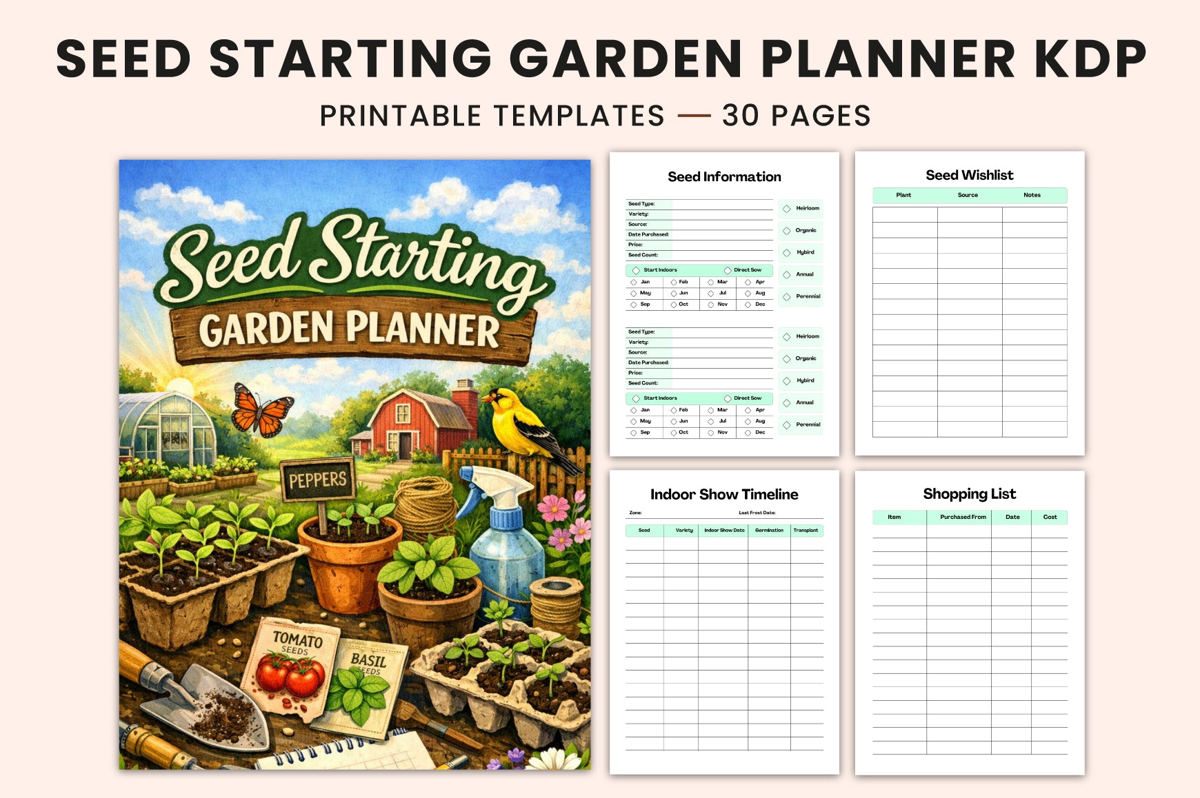 Seed Starting Garden Planner