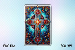 Stained Glass Cross Tarot Card Clipart Bundle 12 - CraftNest - Digital Crafting and Art