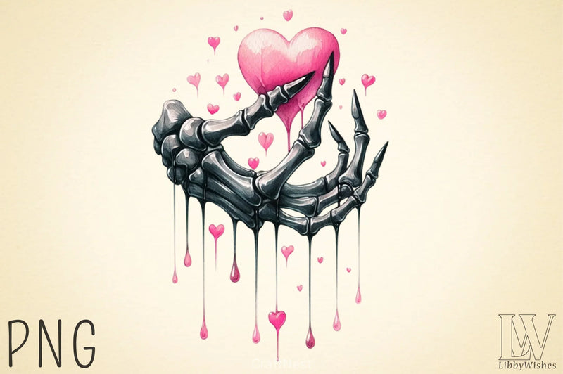 Valentine Skeleton Clipart Bundle - CraftNest - Digital Crafting and Art