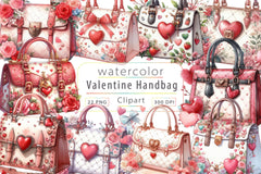 Valentine Handbag Clipart Bundle - CraftNest - Digital Crafting and Art