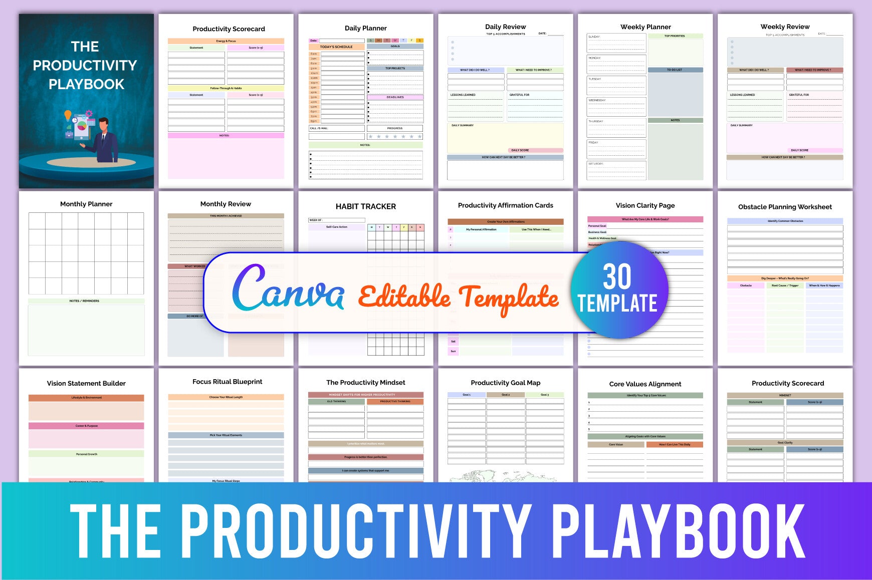 The Productivity Playbook Planner