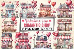 Romantic Valentine's Day Clipart Bundle 3 - CraftNest - Digital Crafting and Art