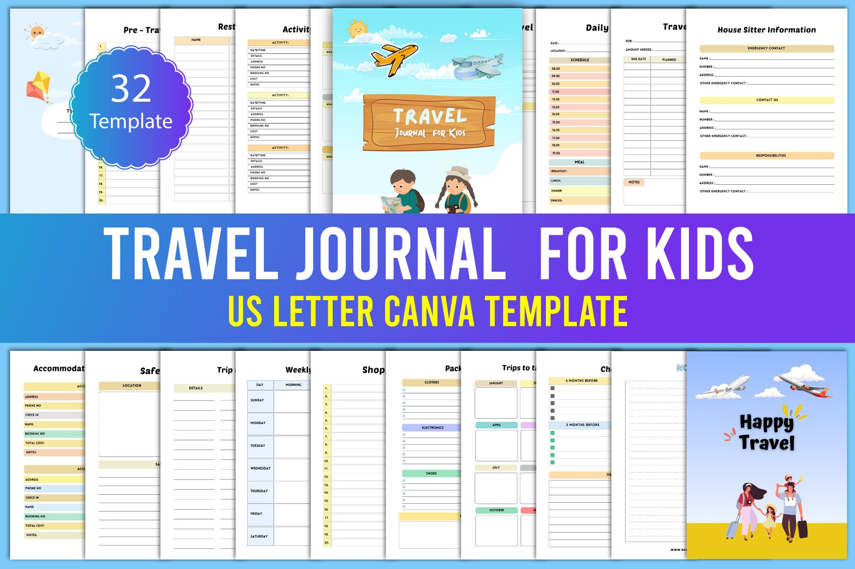 Travel Journal for Kids