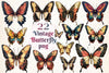 Vintage Butterfly Clipart Bundle