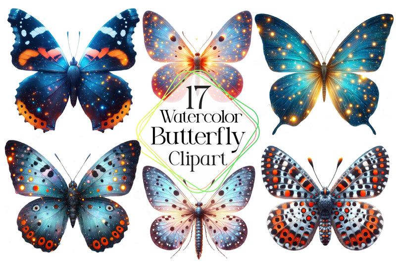 Butterfly Clipart Bundle 27 - CraftNest - Digital Crafting and Art