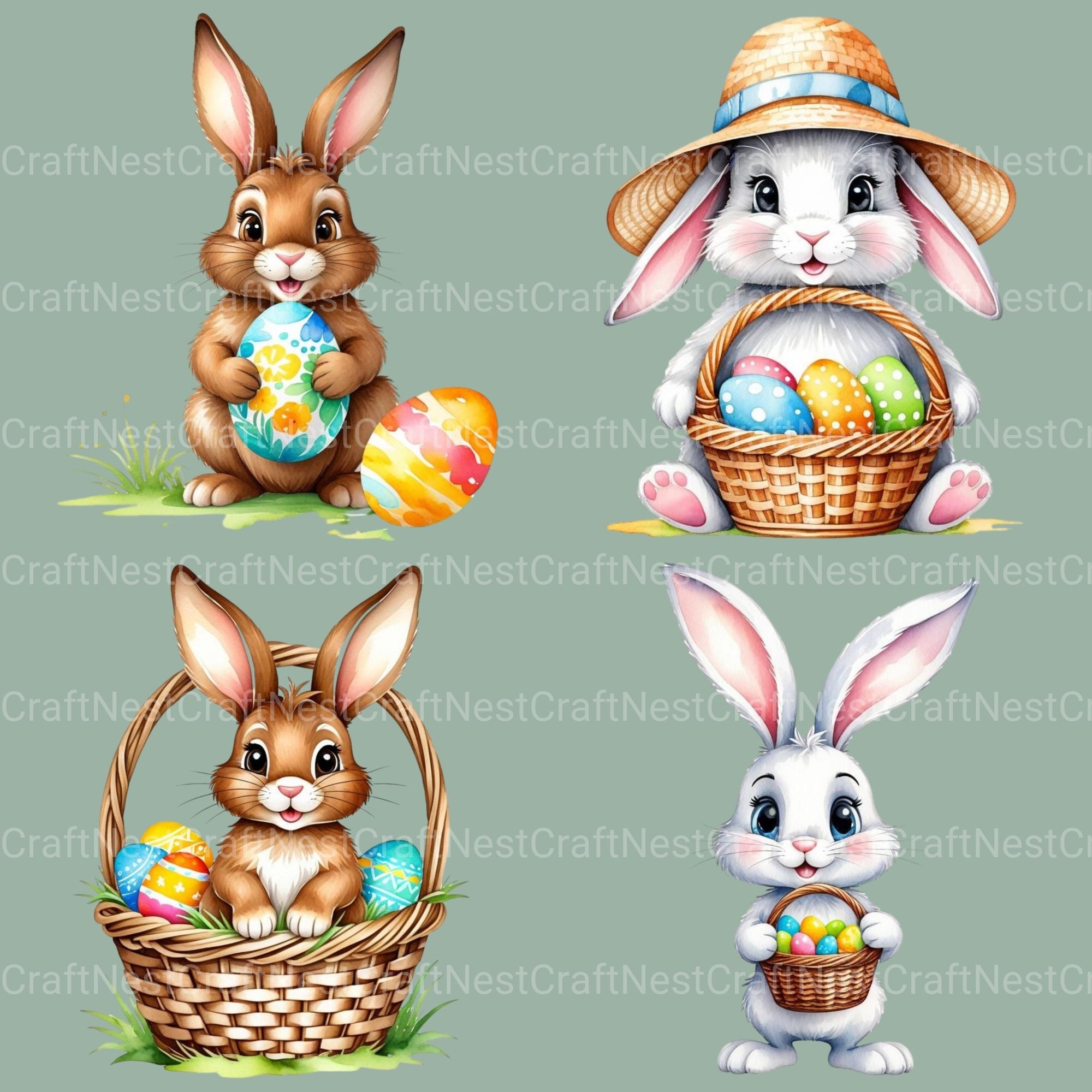 Easter 16 Clipart Bundle - CraftNest - Digital Crafting and Art