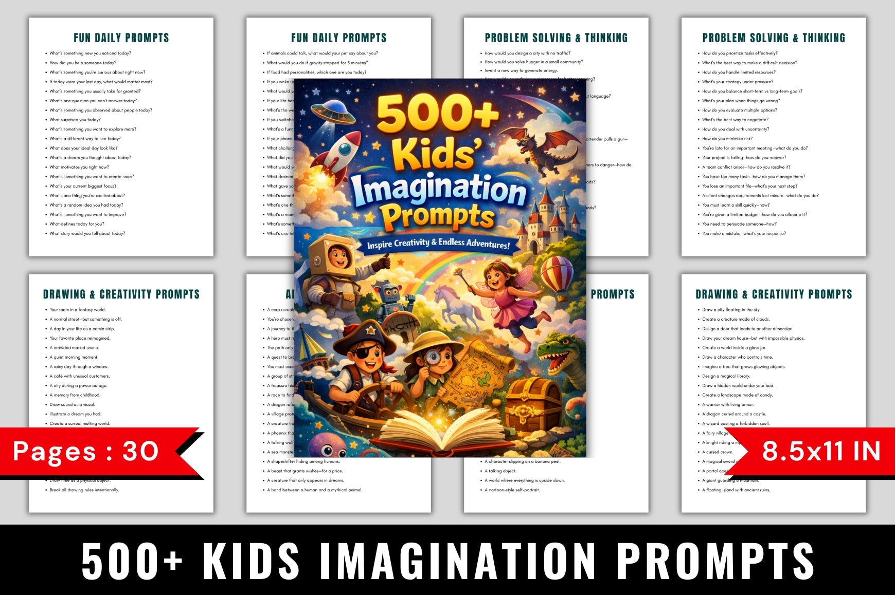 Kids Imagination Prompts