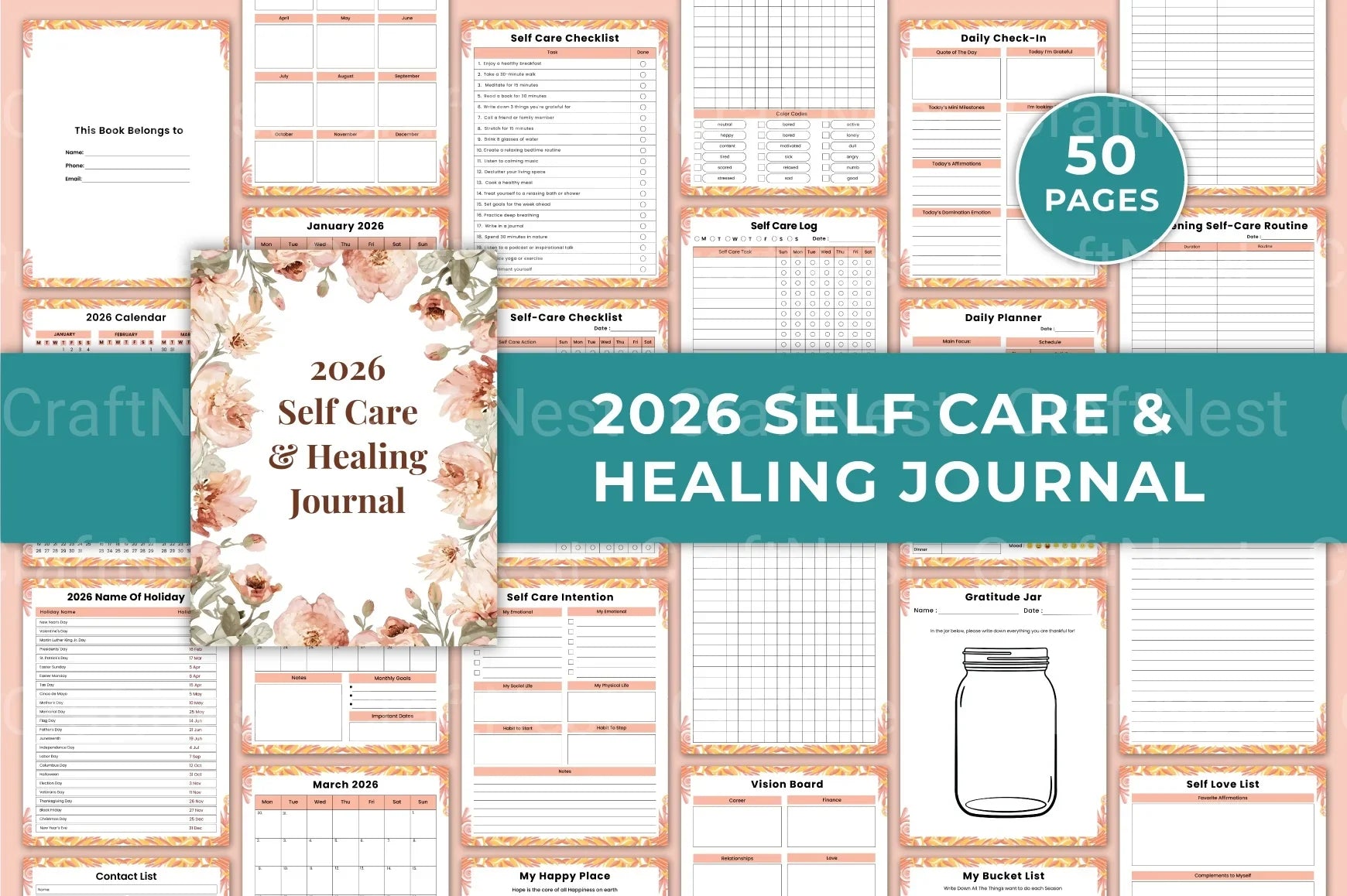 Self Care Healing Techniques - CraftNest - Digital Crafting and Art