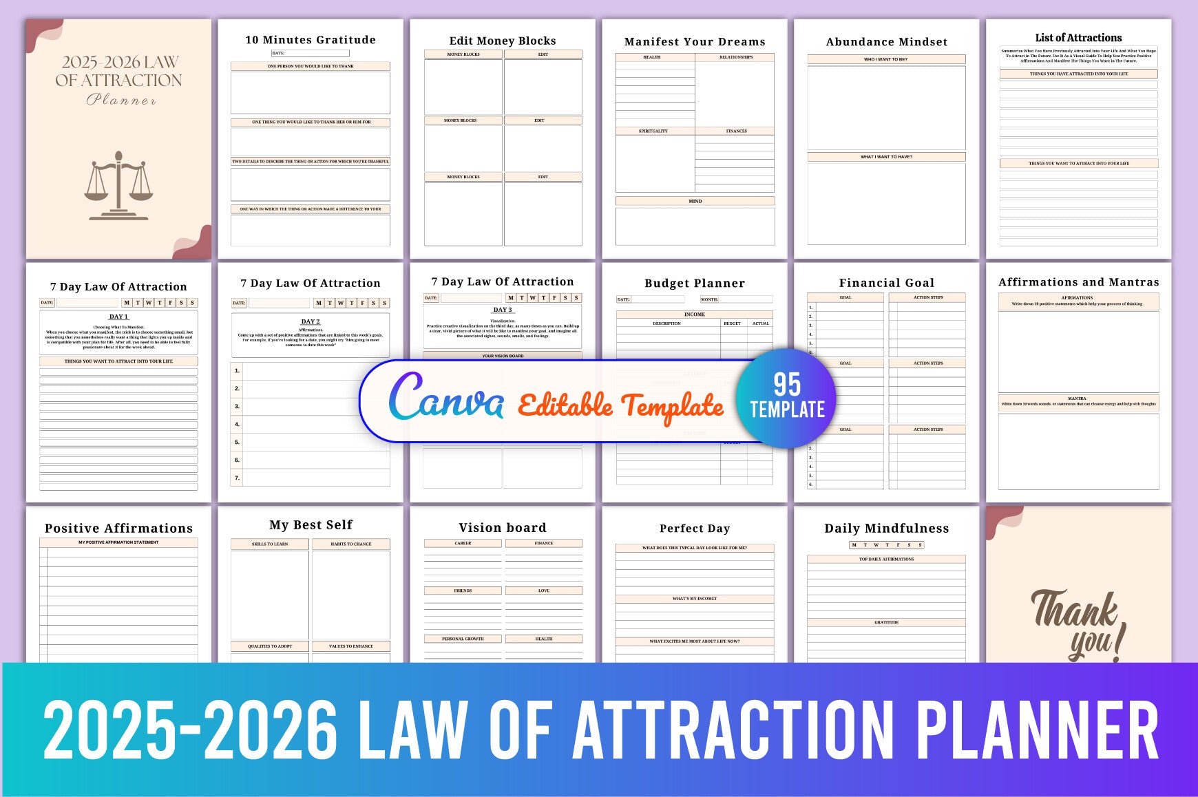 Law of Attraction Planner