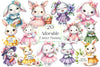 Adorable Easter Bunny Clipart Bundle