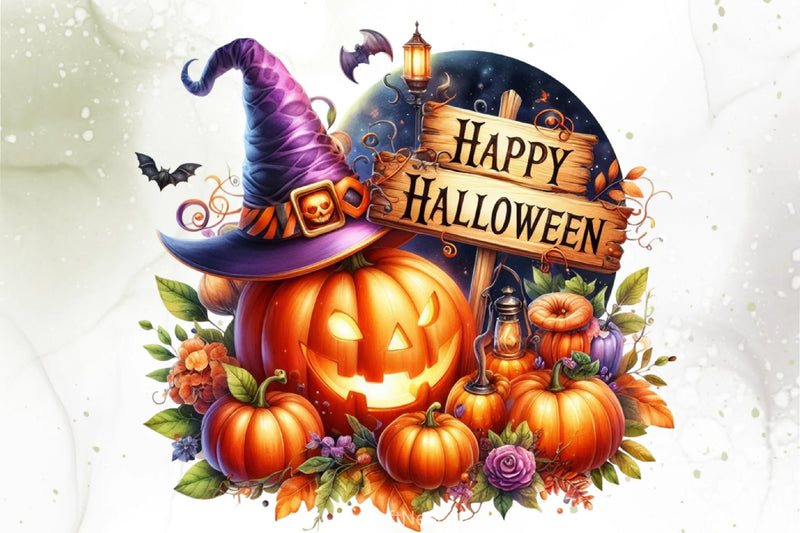 Cute Halloween Clipart Bundle 31 - CraftNest - Digital Crafting and Art