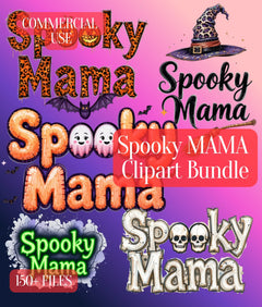 Spooky Mama Clipart Bundle - CraftNest - Digital Crafting and Art